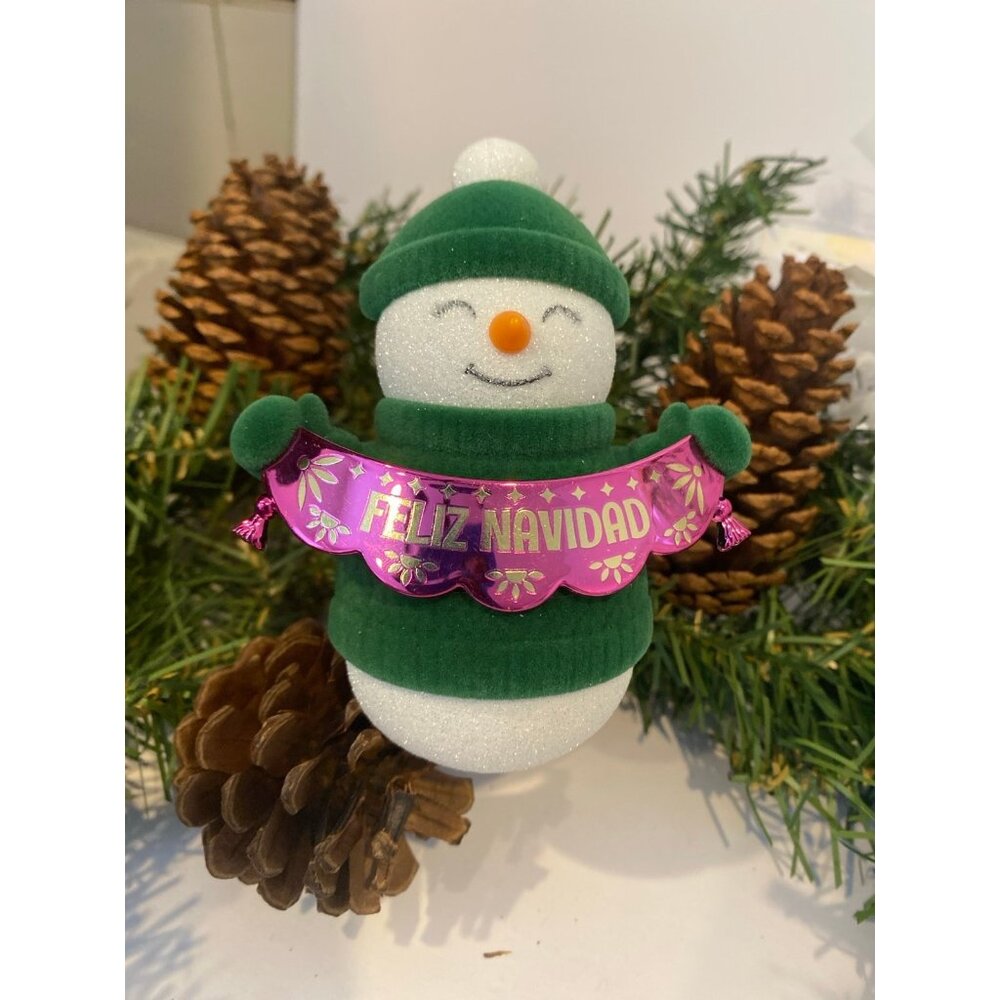 Bath & Body Works “Snowman” Feliz Navidad Holiday Light Up 24/7 Wallflower Plug
